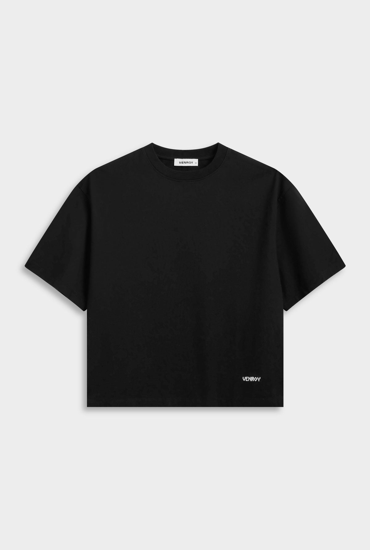Supersized T Shirt - Black/Marseille Doily