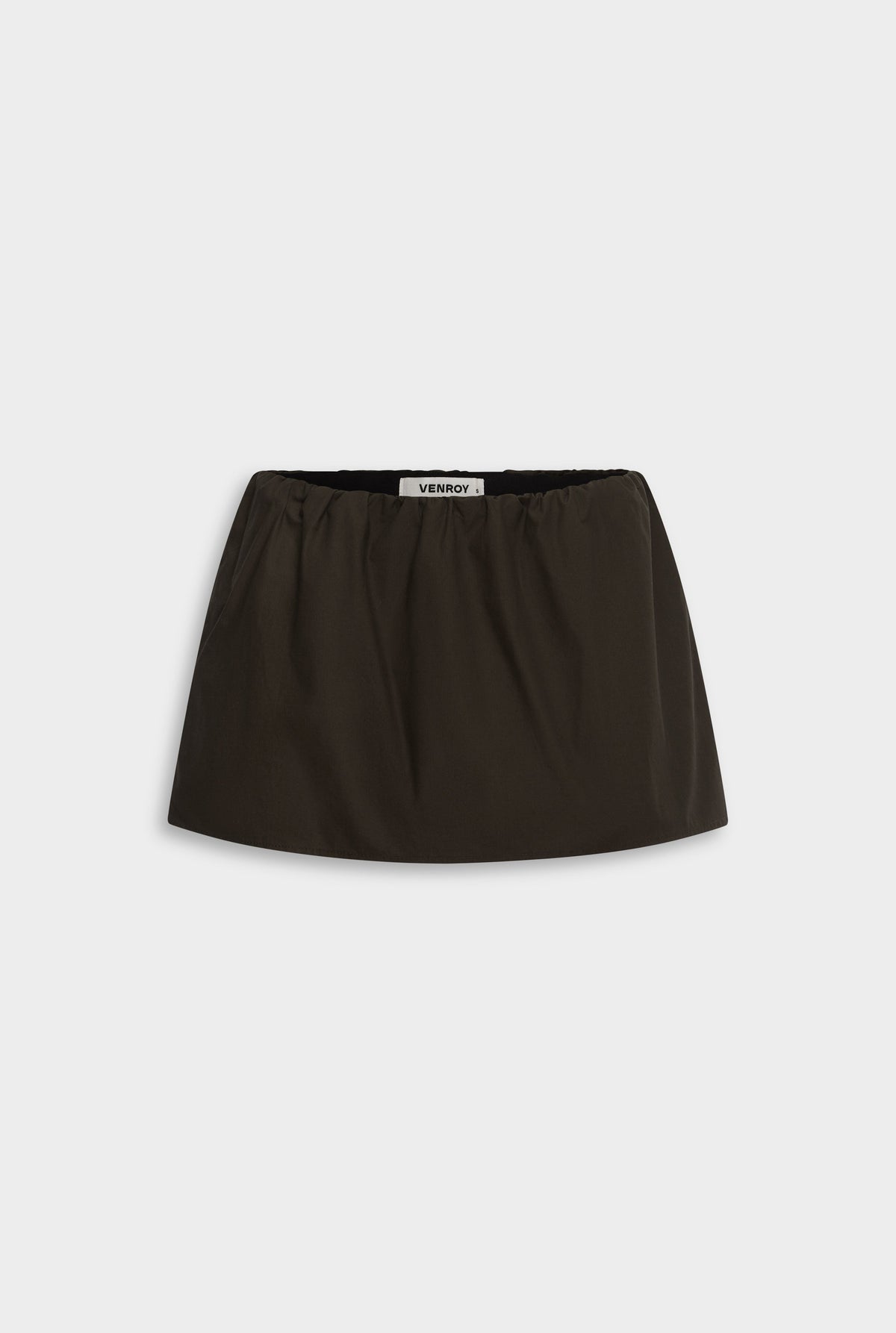 Cotton Elasticated Skort - Dark Olive [[AU_MEDIA:gid://shopify/MediaImage/27957887664215]]
