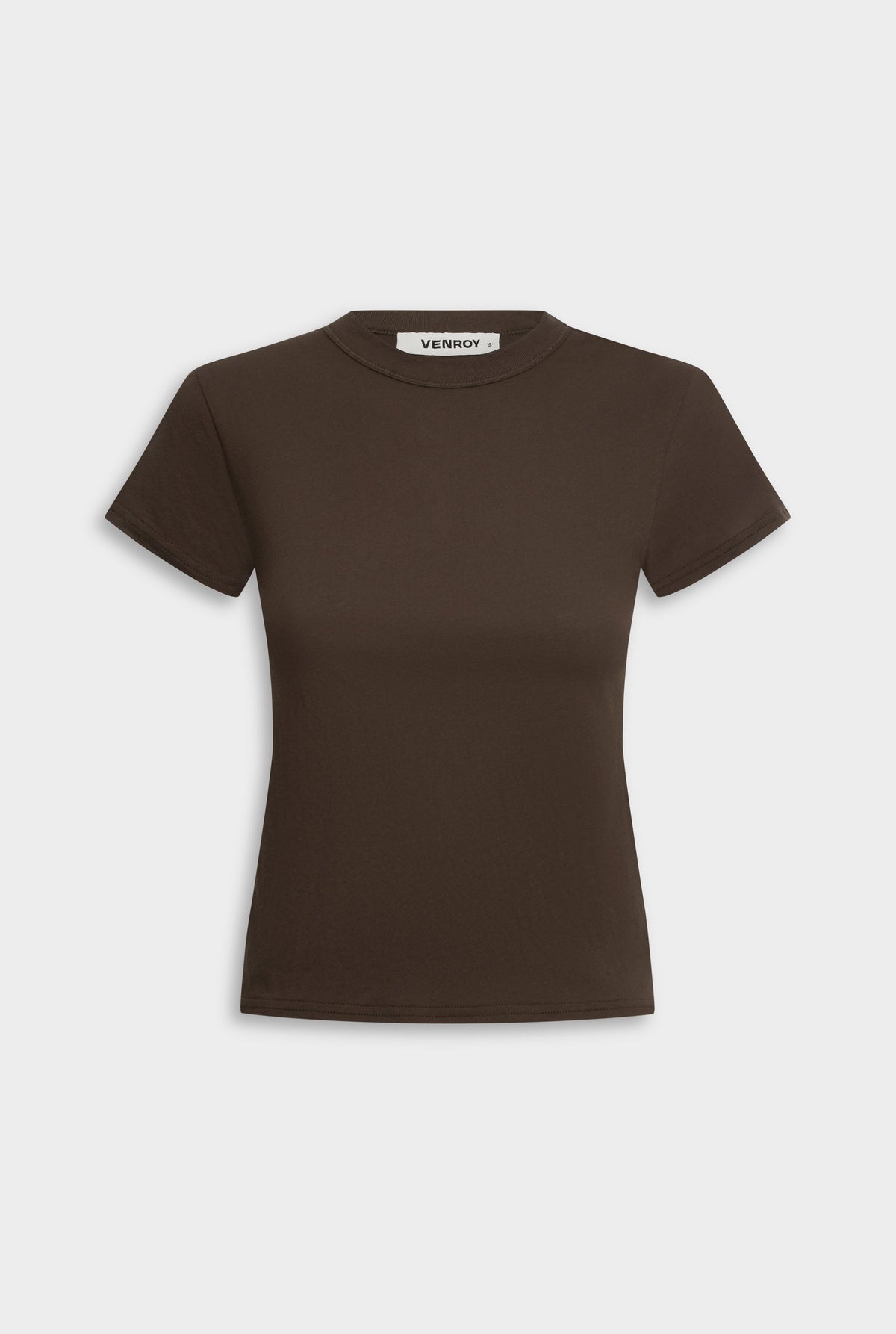 Lightweight Cotton Baby Tee - Dark Chocolate