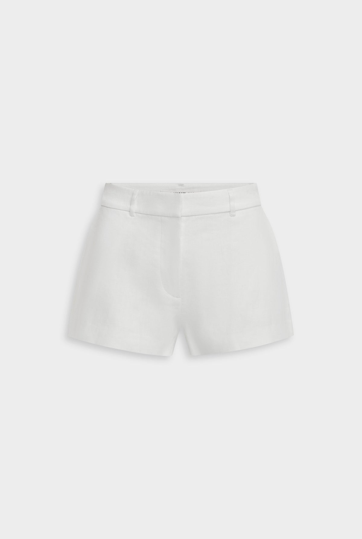 Linen Tailored Short - White
