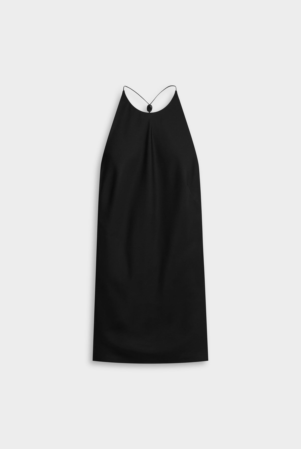 Silk High Neck Draped Top - Black [[AU_MEDIA:gid://shopify/MediaImage/27957870264407]]