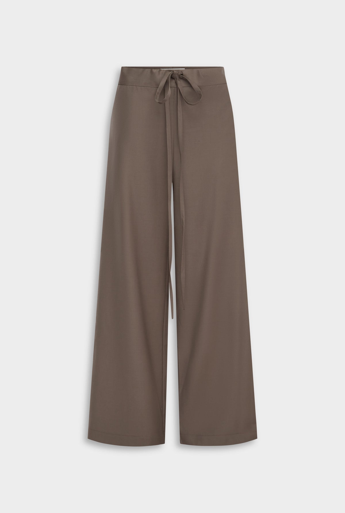 Wool Paperbag Pant - Mocha
