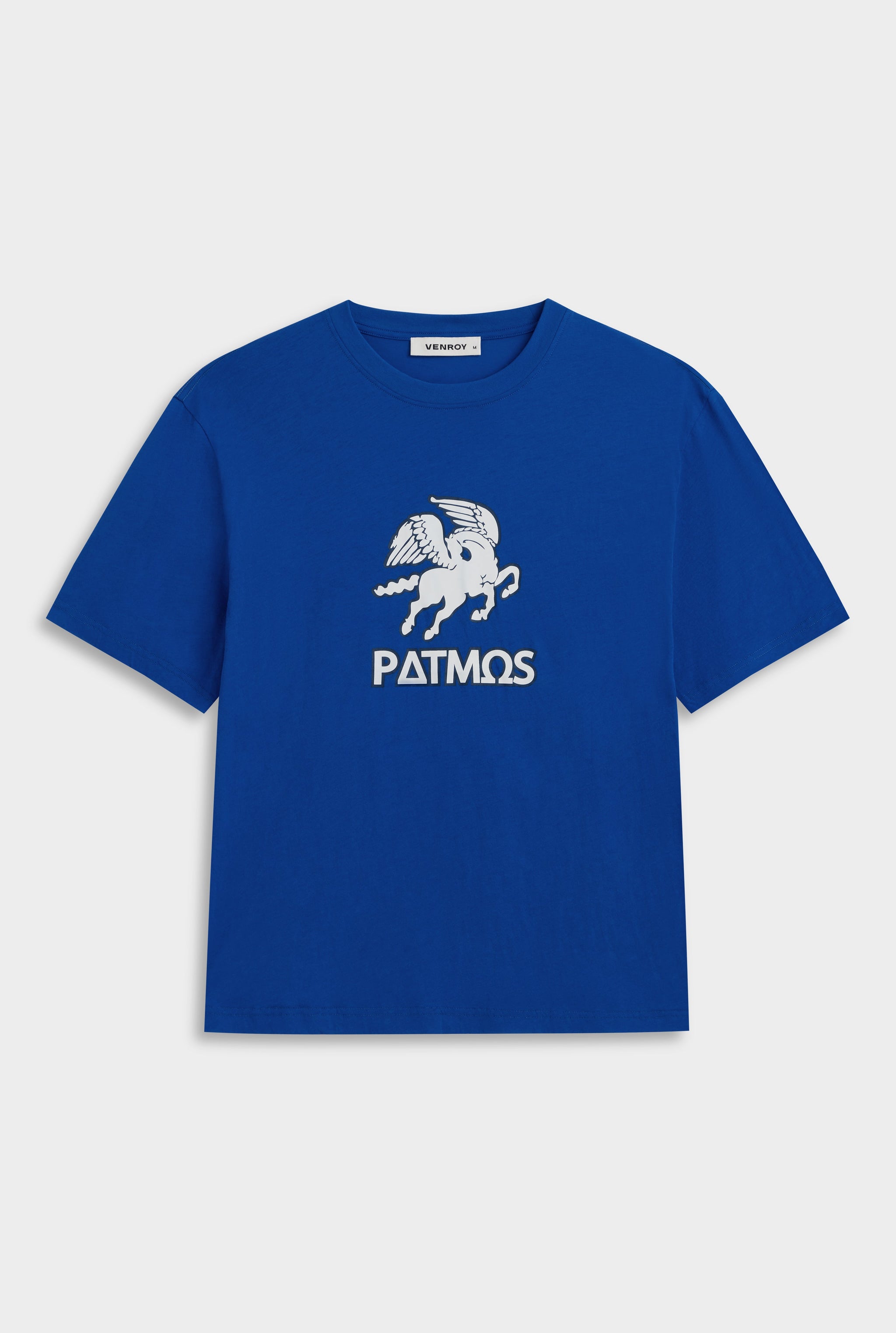 Venroy Lightweight Standard T Shirt - Bright Blue/Patmos Pegasus