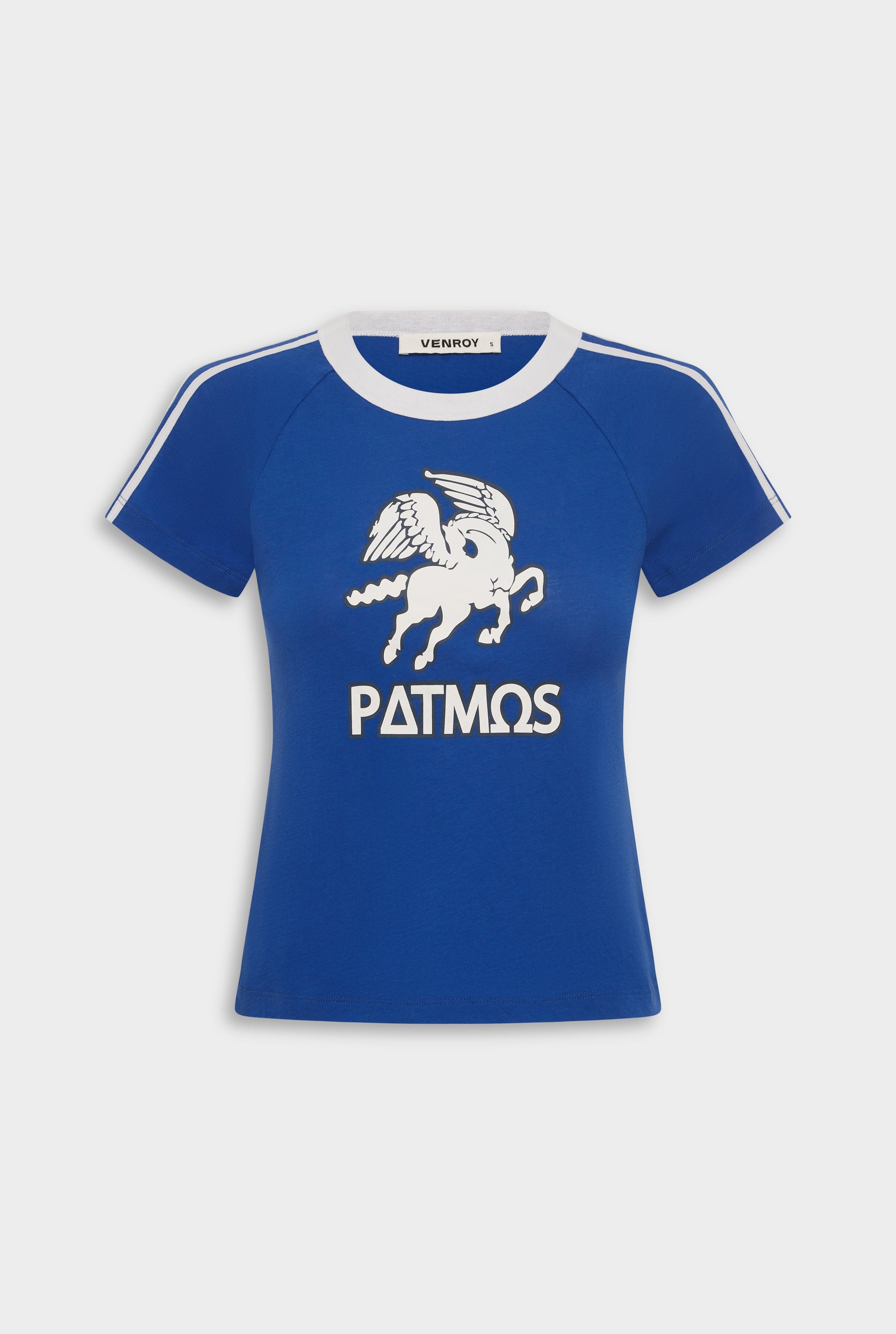 Venroy Lightweight Raglan Baby Tee - Bright Blue/Patmos Pegasus