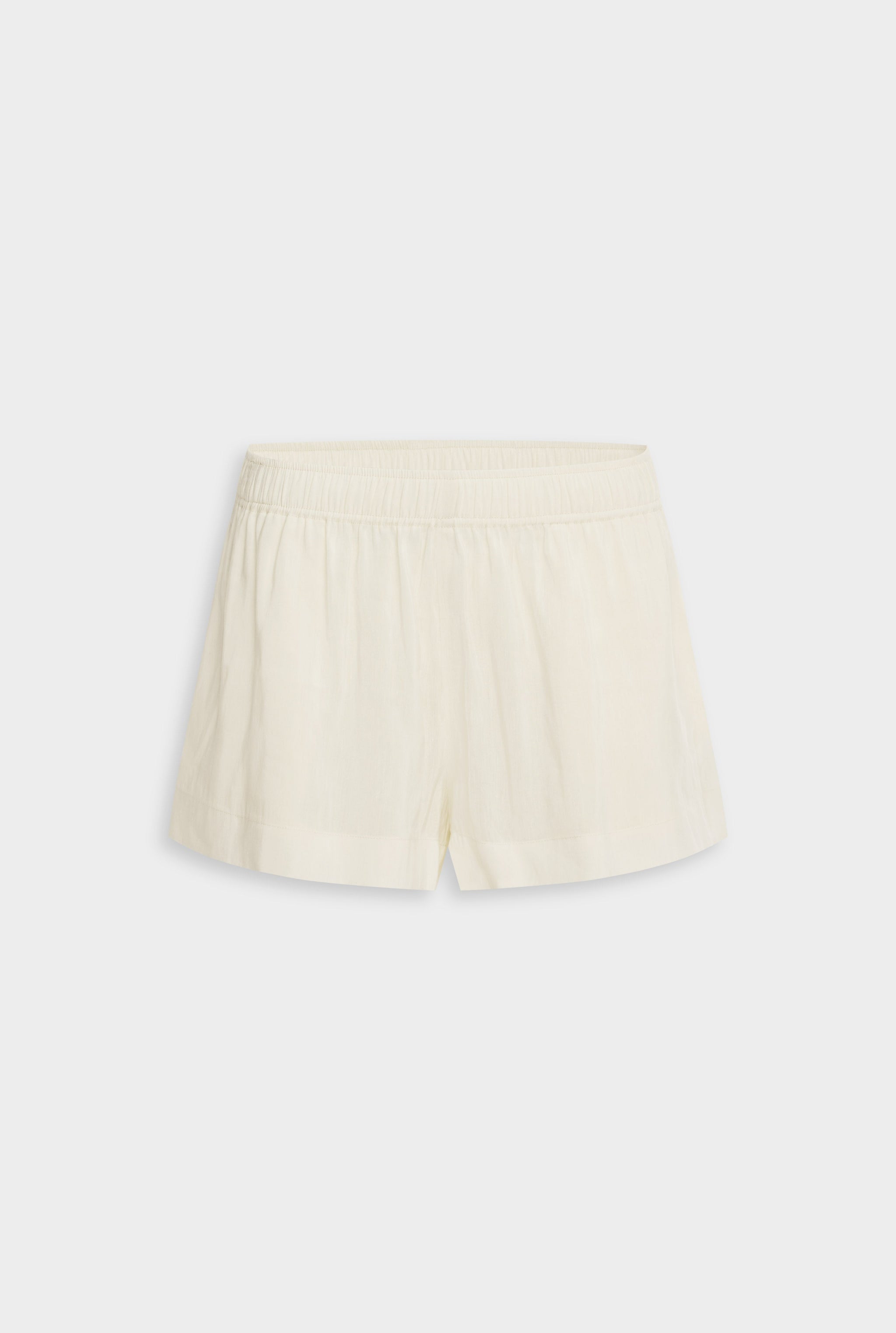 Venroy Silk Linen Short - Off White