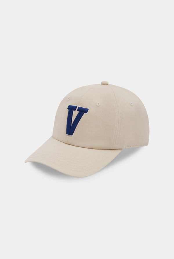 Venroy Varsity Cotton Logo Cap - Beige