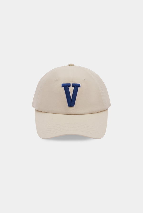 Venroy Varsity Cotton Logo Cap - Beige