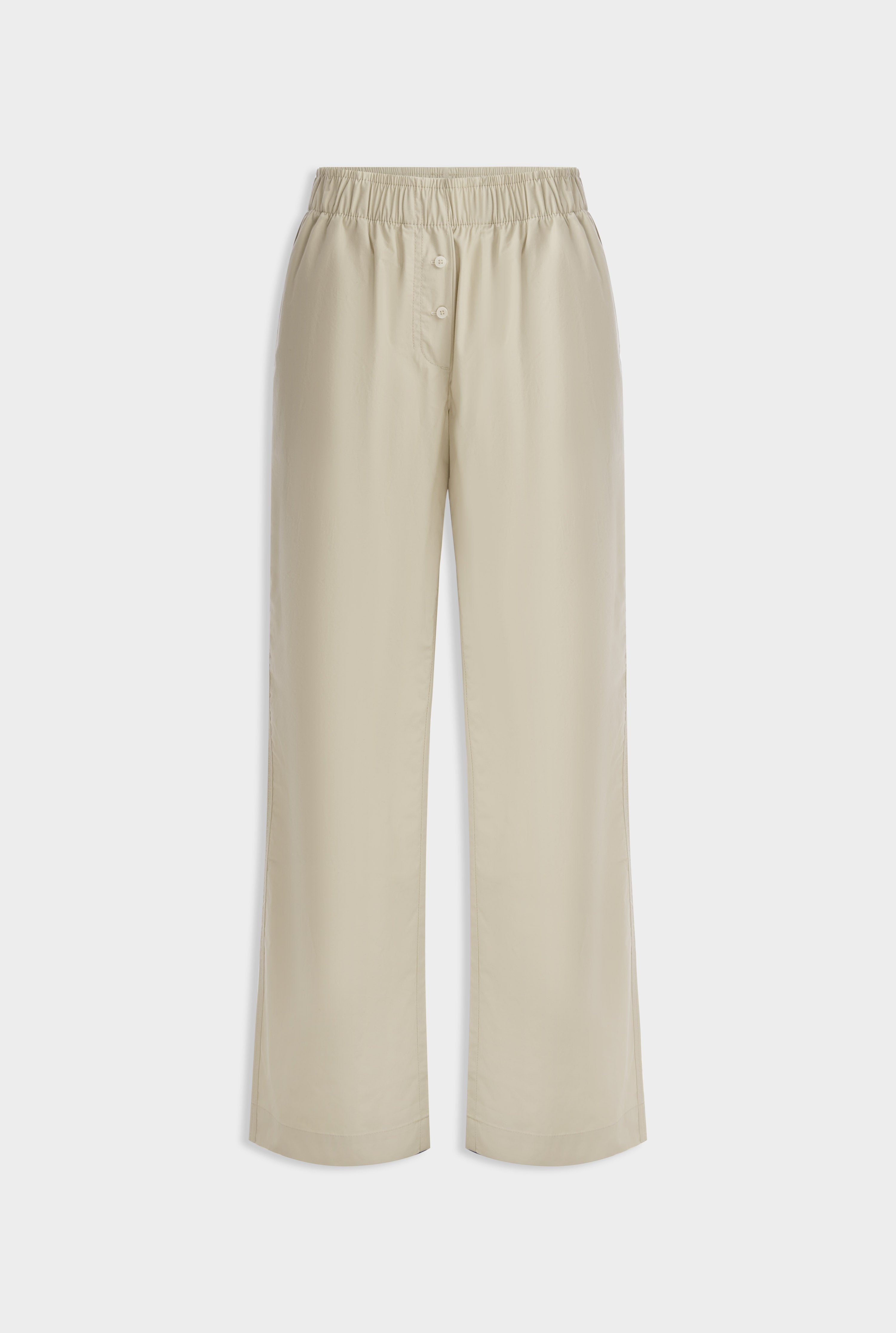 Cotton Poplin Pant - Pistachio Shell