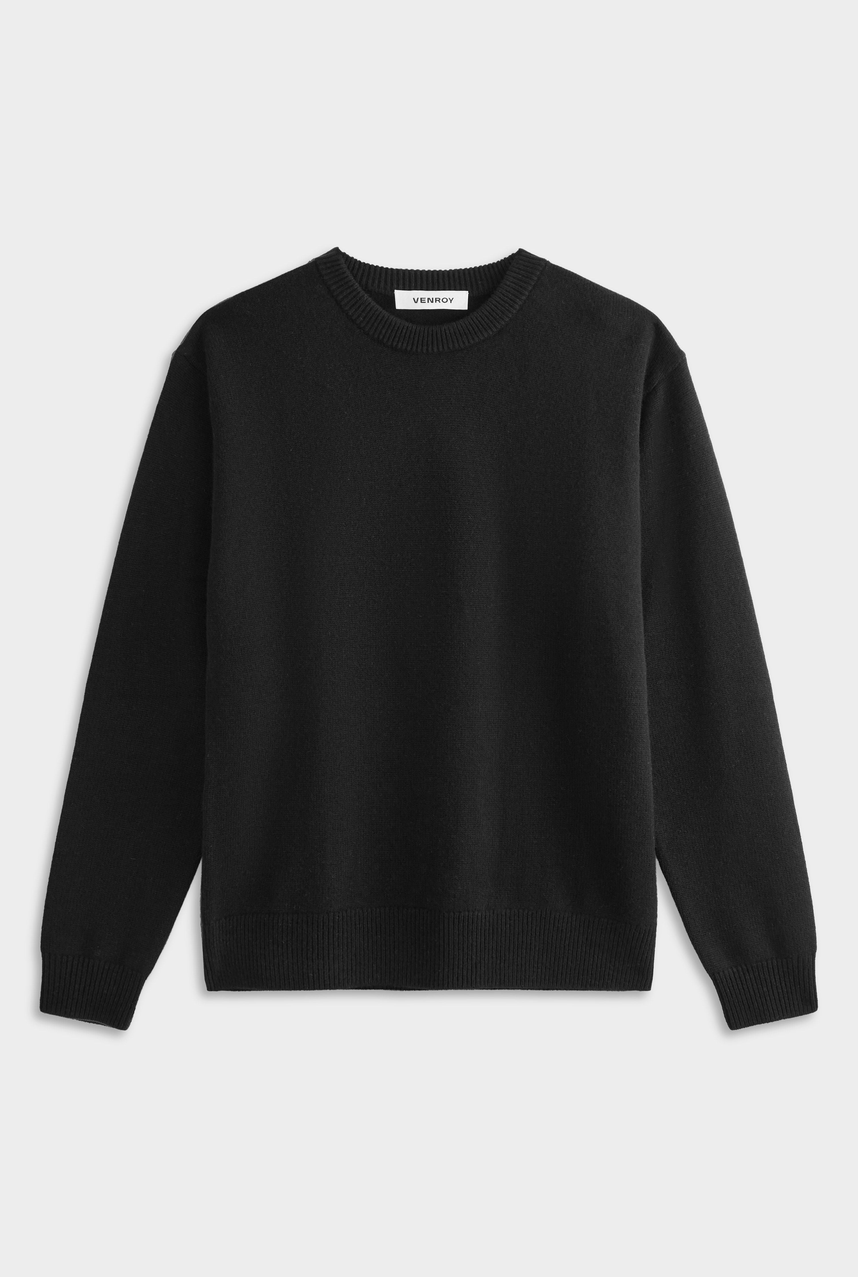 Wool Cashmere Sweater - Black