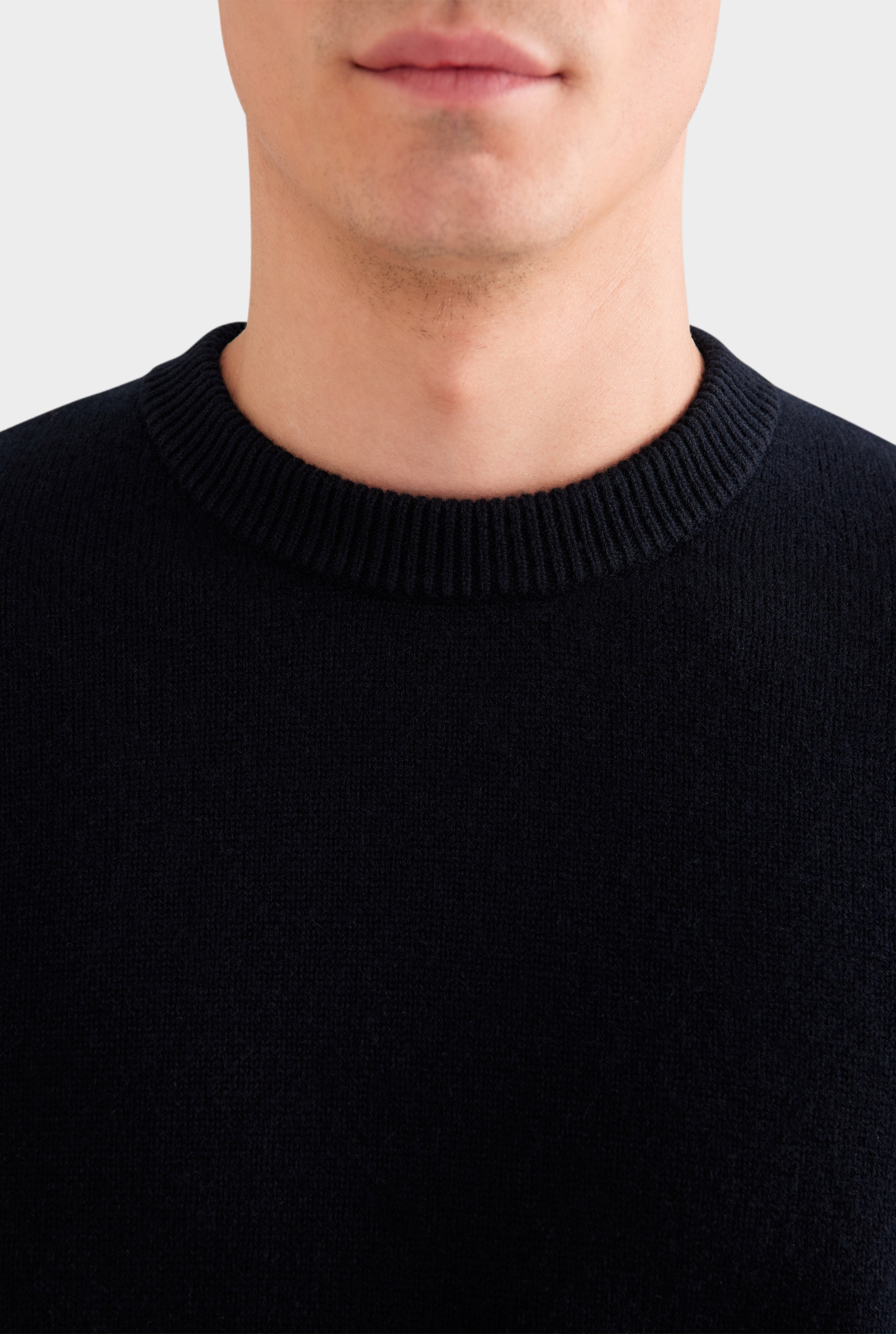Wool Cashmere Sweater - Black