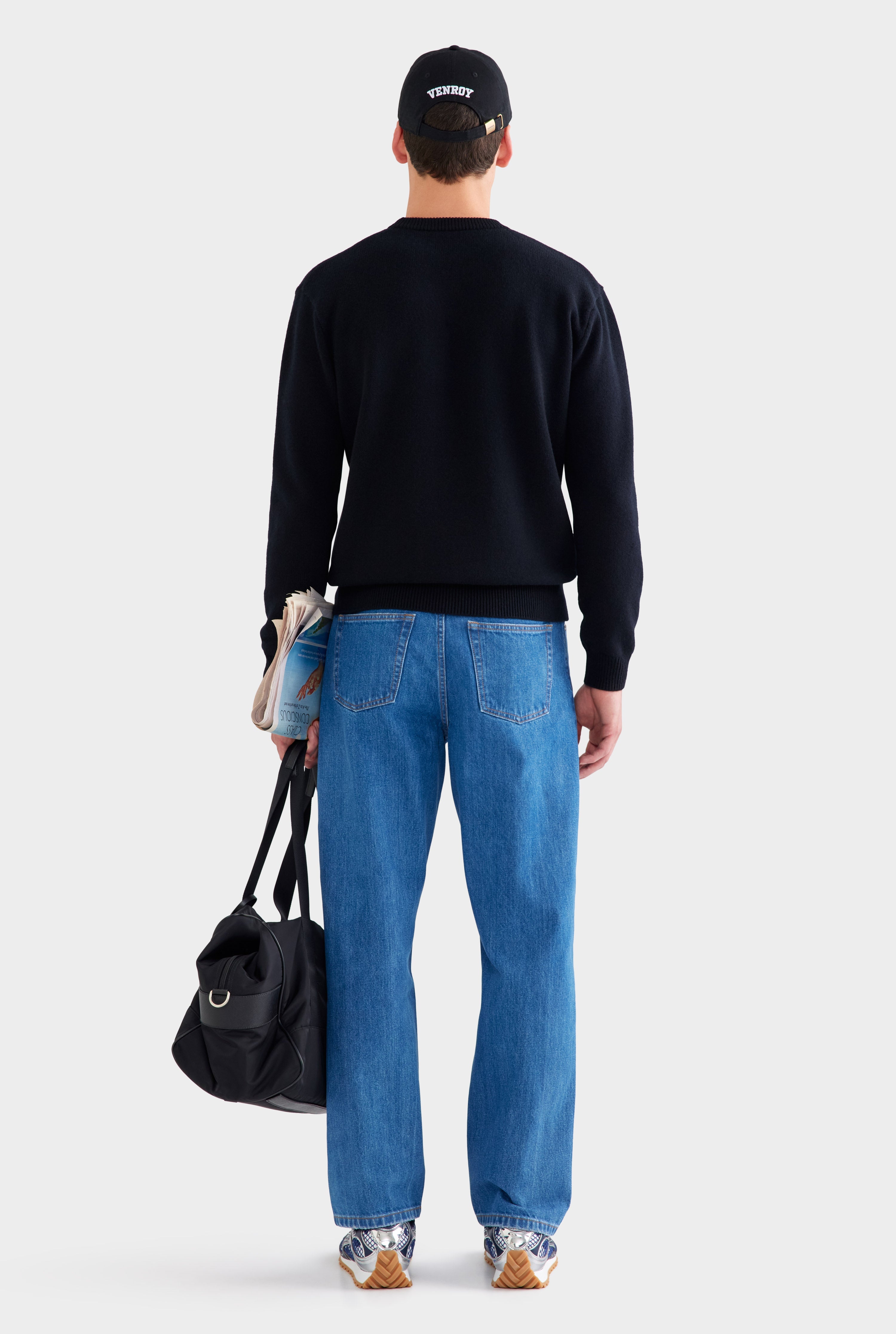 Wool Cashmere Sweater - Black