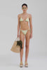 Venroy Tie Side Bikini Brief - Blue/Green/Yellow V Monogram