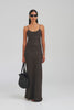 Linen Slip Dress - Cacao [[AU_MEDIA:gid://shopify/Video/27767361175639]]