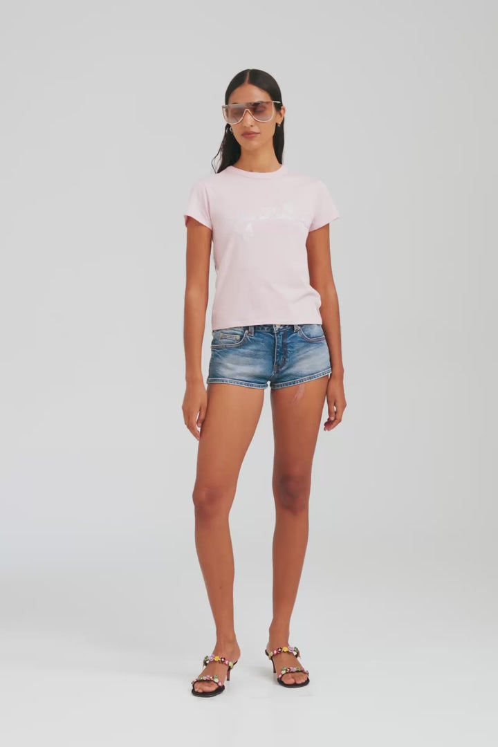 Lightweight Cotton Baby Tee - Pink/Miss Barcelona [[AU_MEDIA:gid://shopify/Video/27963875426391]]