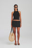 Cotton Elasticated Skort - Black [[AU_MEDIA:gid://shopify/Video/27965525557335]]