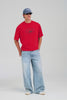 Oversized T Shirt - Catalan Red Dragon [[AU_MEDIA:gid://shopify/Video/27767462527063]]