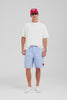 Longline Stripe Boxer Short - Blue/White Stripe [[AU_MEDIA:gid://shopify/Video/27965649649751]]