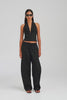 Cotton Barrel Leg Pant - Black [[AU_MEDIA:gid://shopify/Video/27767420223575]]