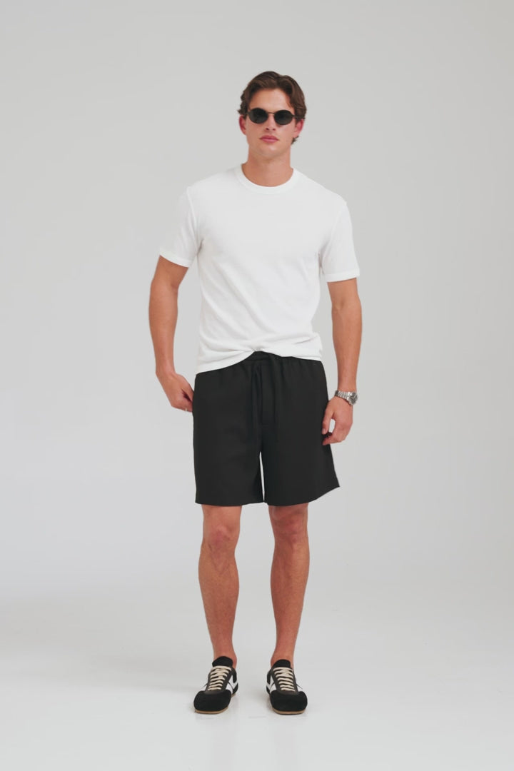 Wool Short - Black [[AU_MEDIA:gid://shopify/Video/27801814466647]]