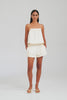 Double Elastic Cotton Twill Short - Buttercream [[AU_MEDIA:gid://shopify/Video/27965546528855]]