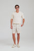 Relaxed Tencel Short - Beige Sketched V Monogram [[AU_MEDIA:gid://shopify/Video/27801673302103]]