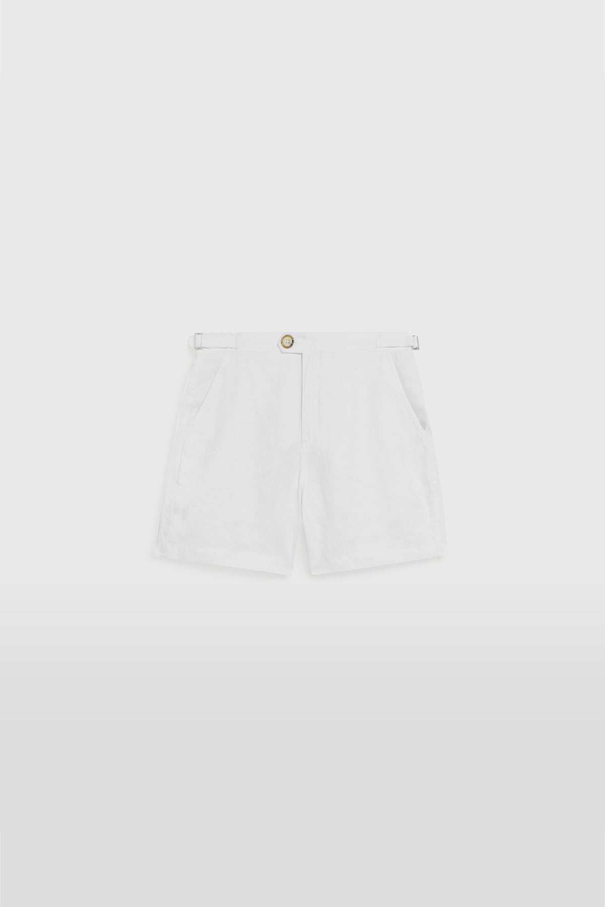 Side Tab Short - White Classic