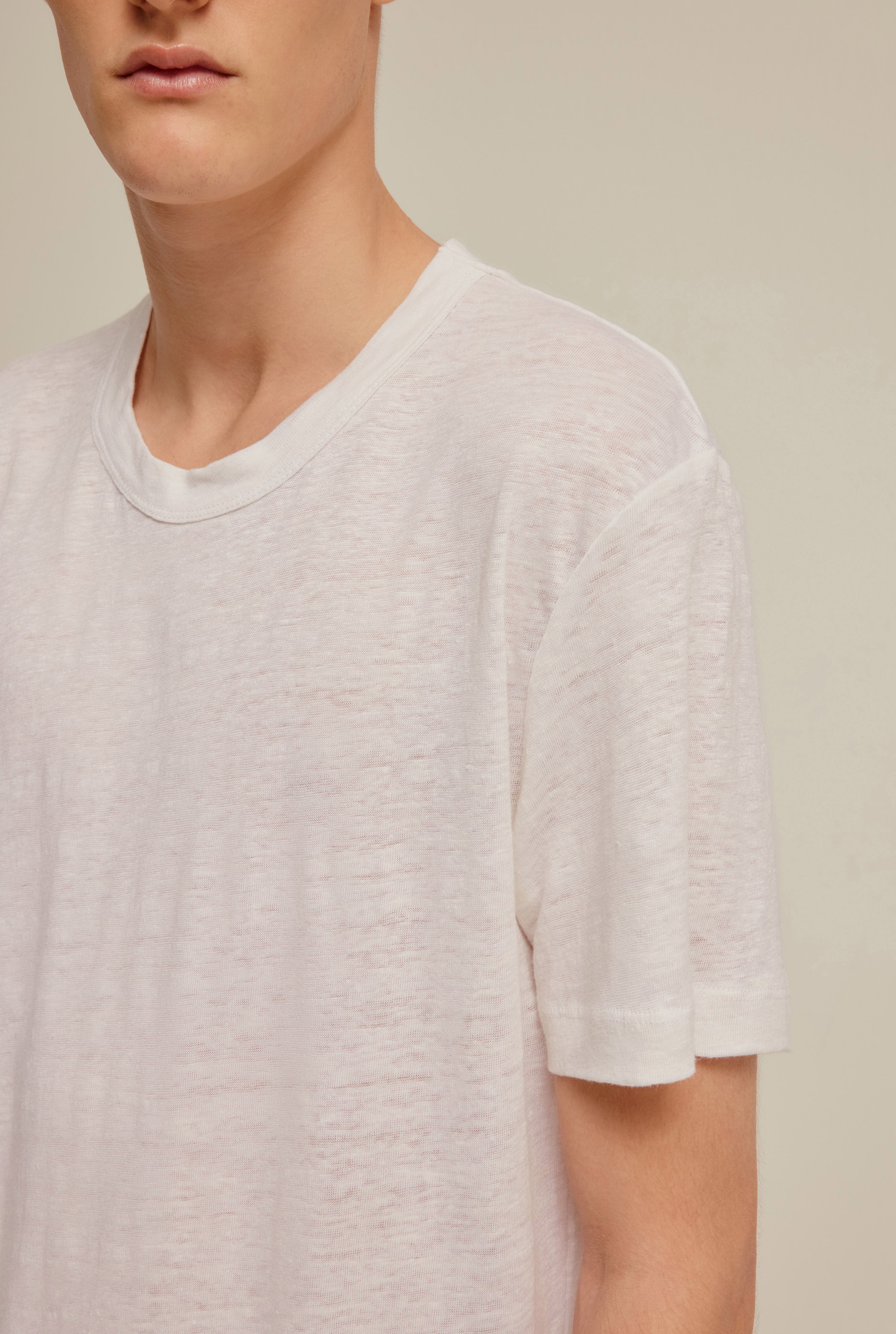 Linen T-Shirt - White