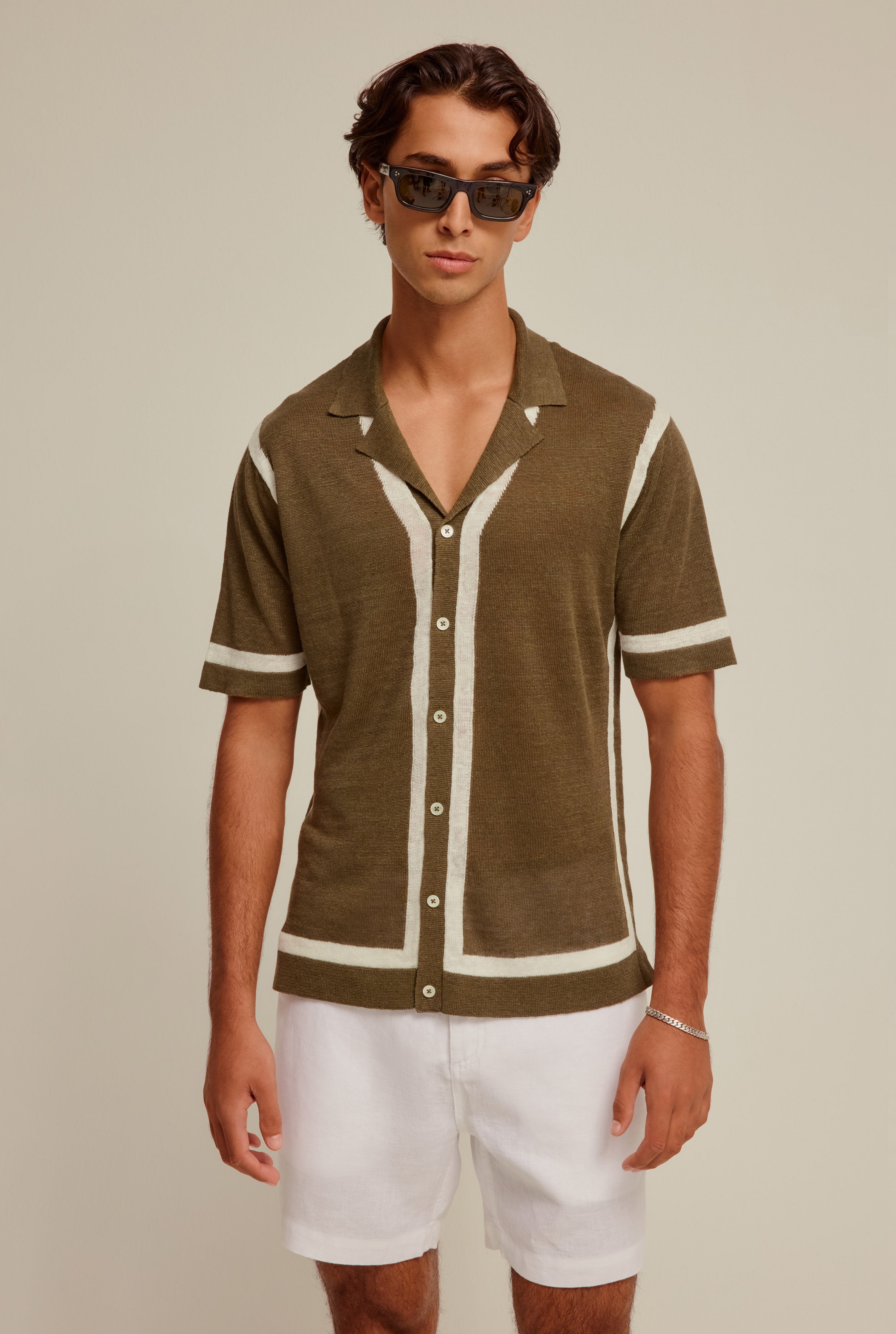 Side Tab Short - White Classic