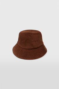 Woven Terry Bucket Hat - Cacao