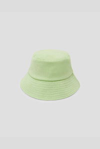Woven Terry Bucket Hat - Mint Green